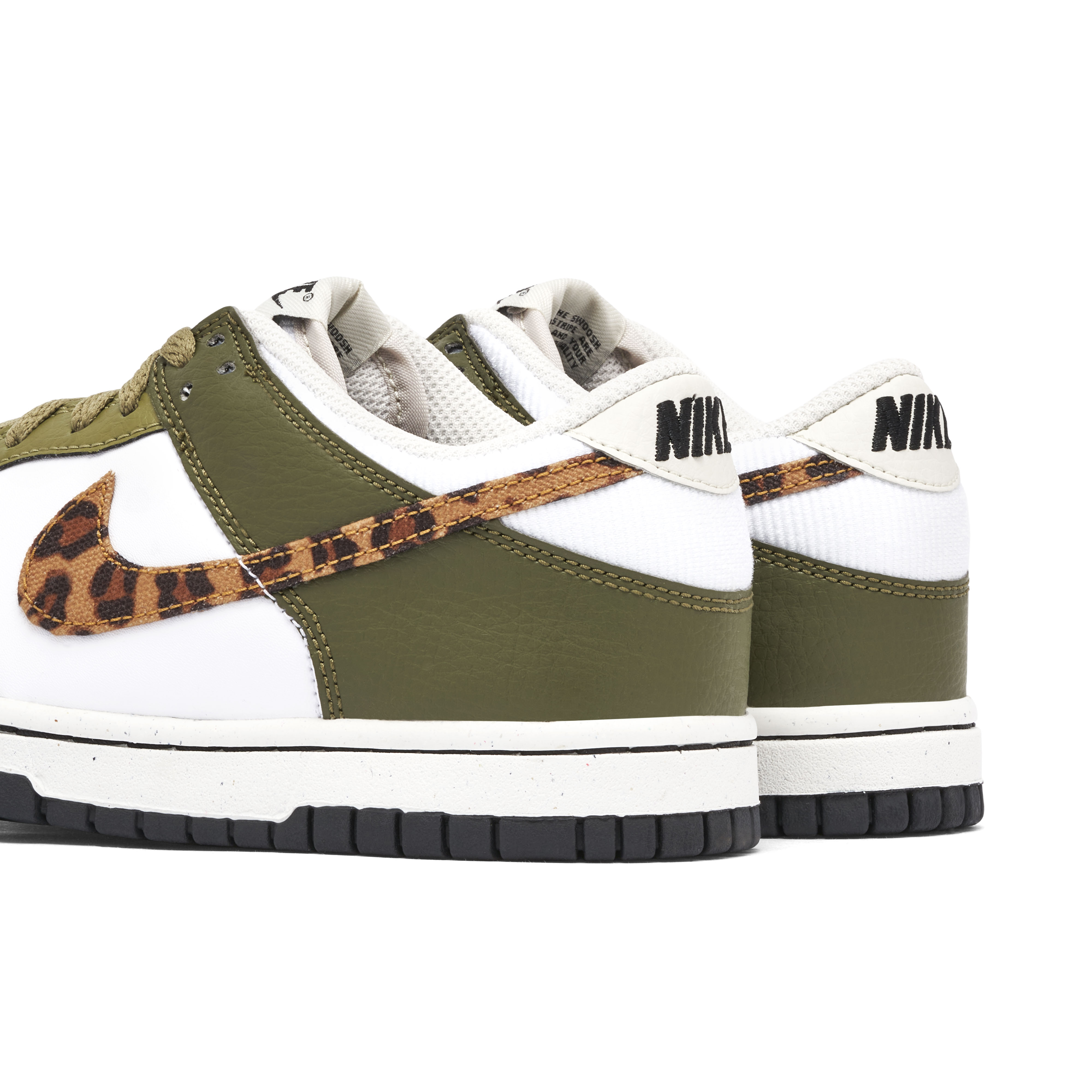 Nike Dunk Low Leopard Olive GS | DX9282-100 | Laced