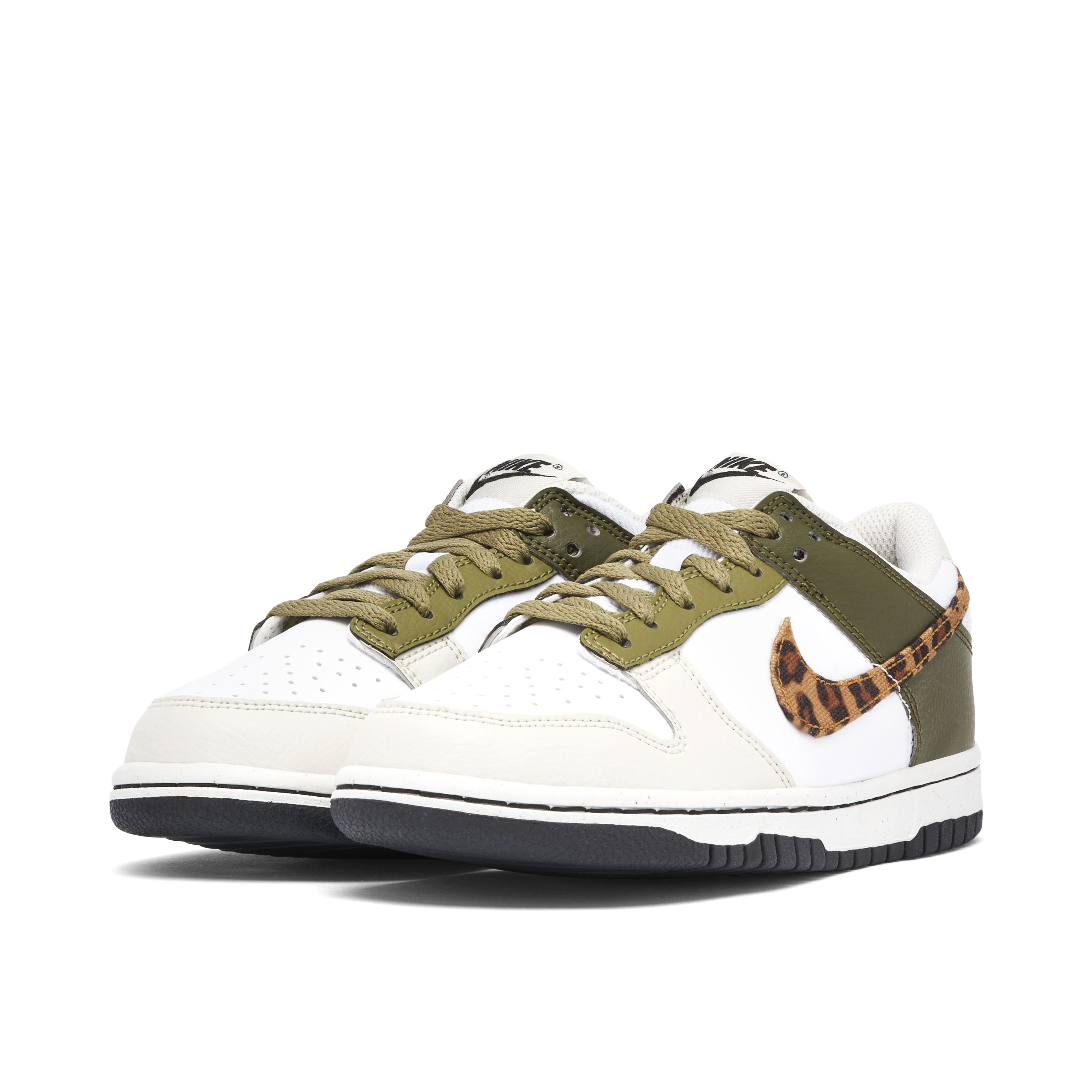 Nike Dunk Low Leopard Olive GS | DX9282-100 | Laced