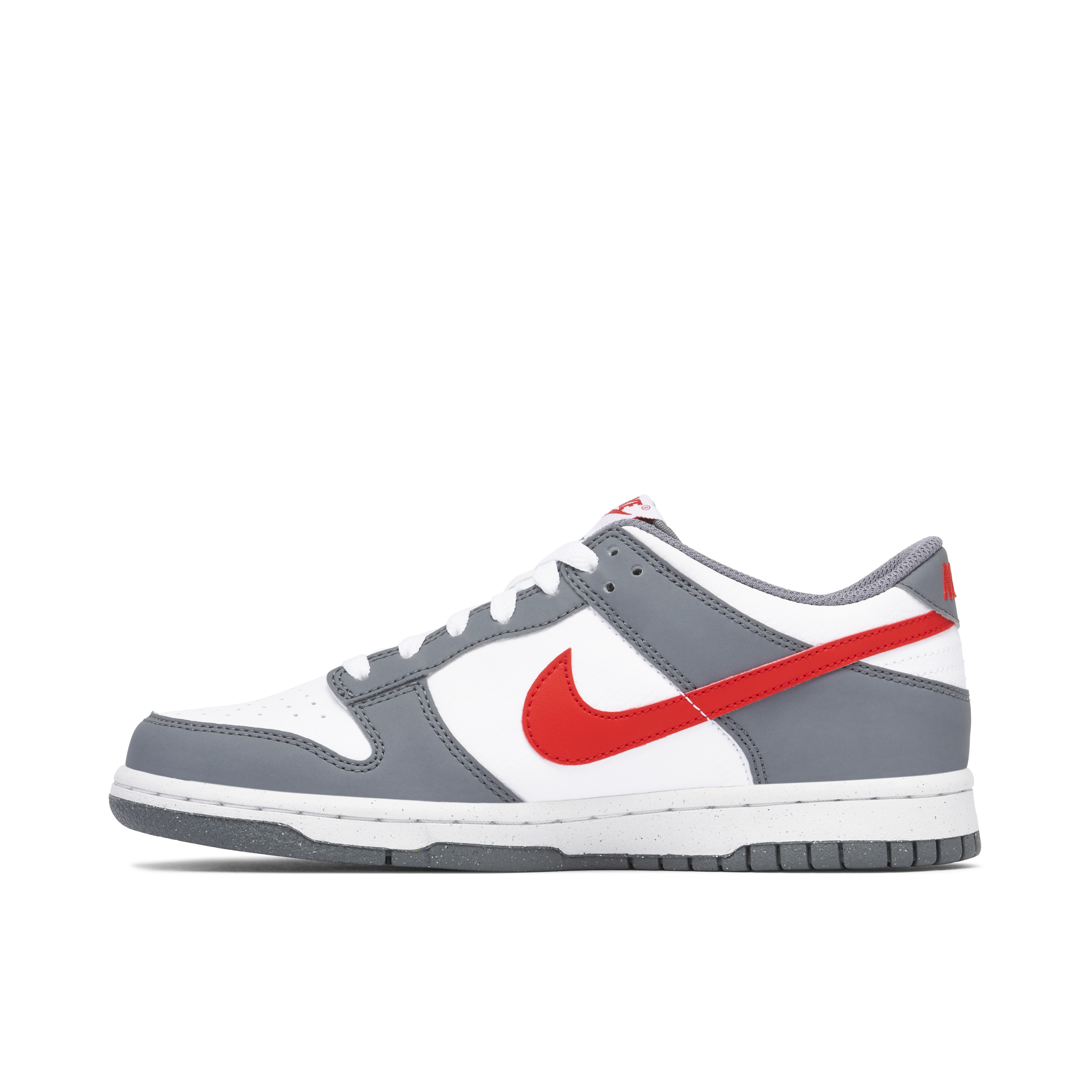 Nike Dunk Low Next Nature Smoke Grey Light Crimson GS | FB8038-001 | Laced