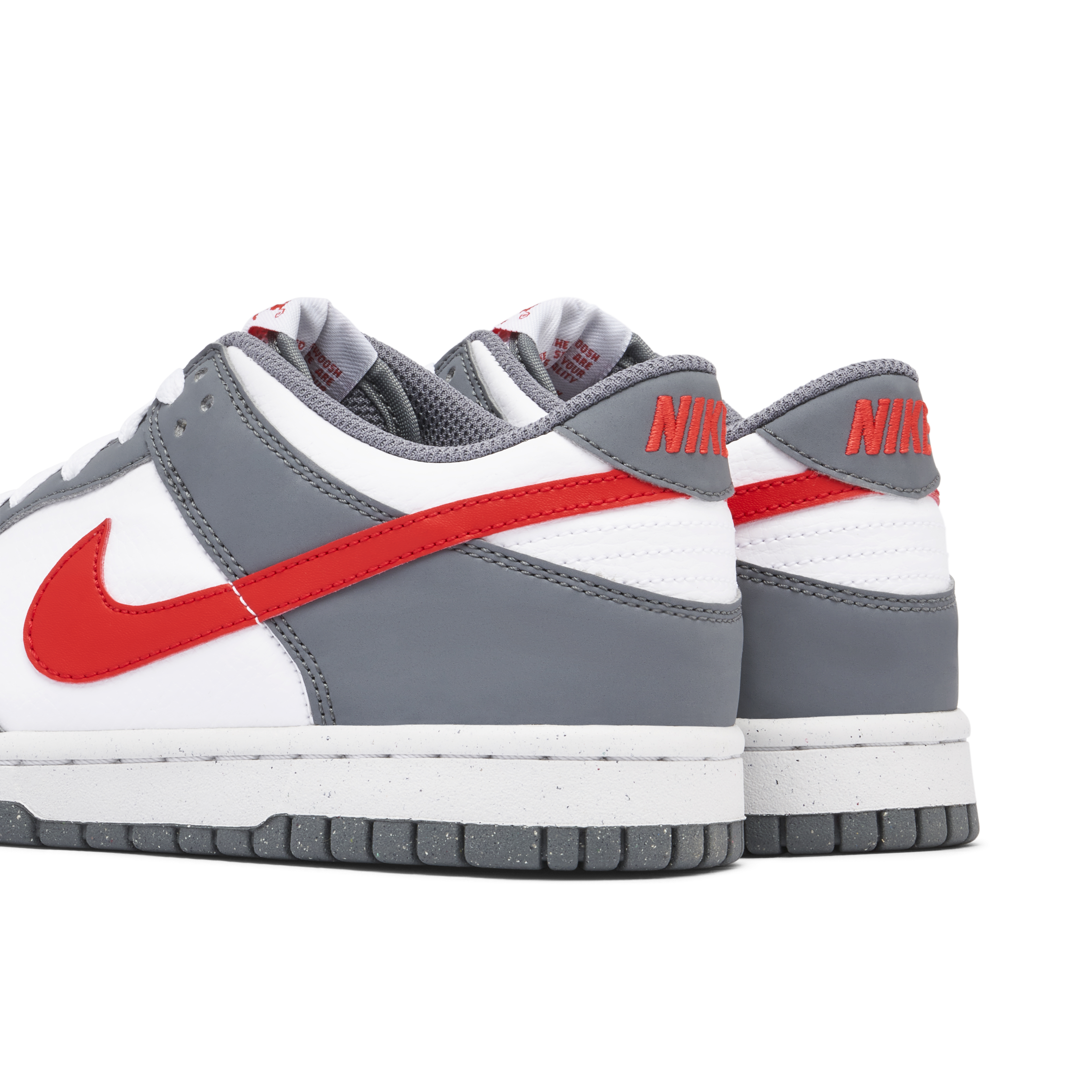 Nike Dunk Low Next Nature Smoke Grey Light Crimson GS | FB8038-001 | Laced