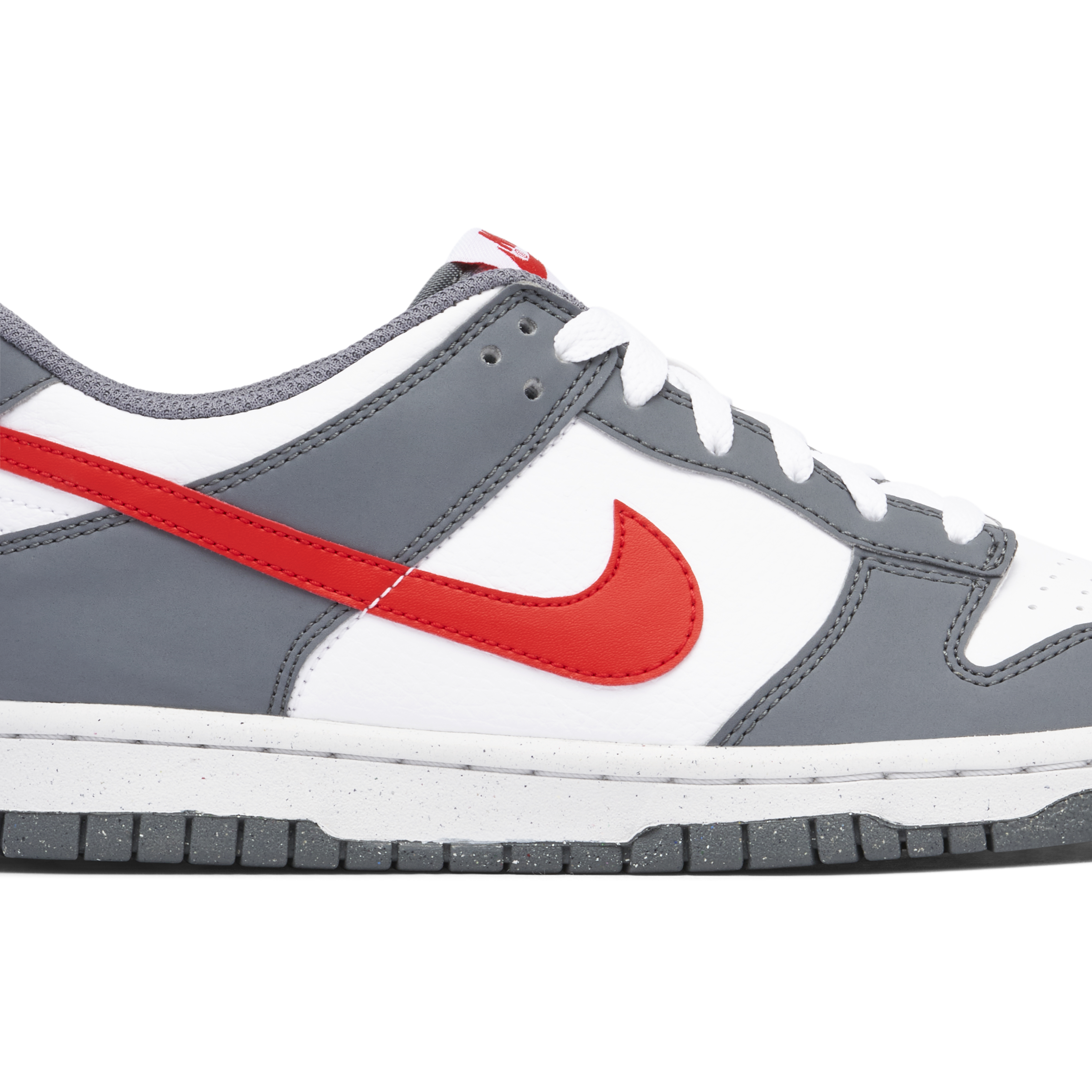 Nike Dunk Low Next Nature Smoke Grey Light Crimson GS | FB8038-001 | Laced