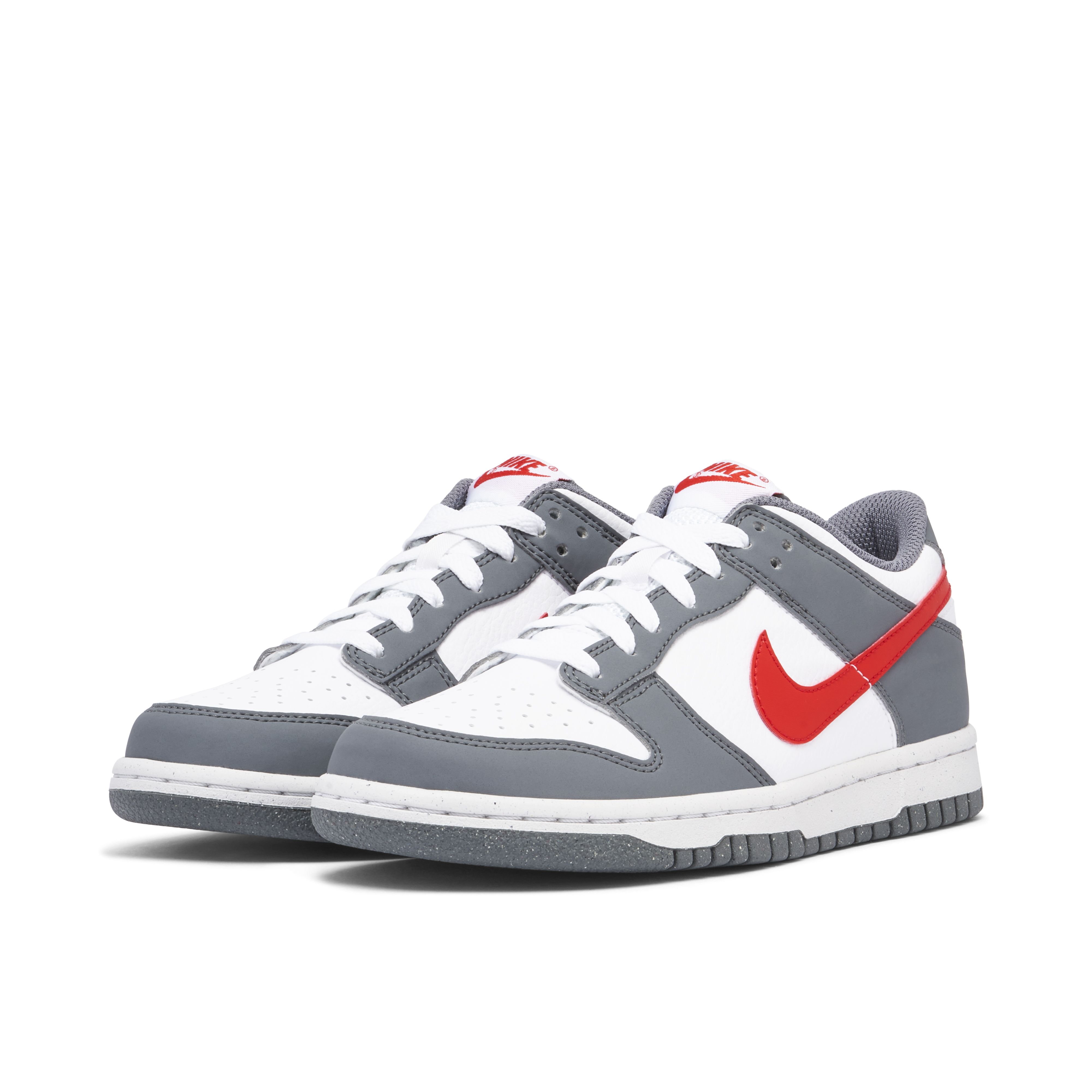 Nike Dunk Low Next Nature Smoke Grey Light Crimson GS | FB8038-001 | Laced