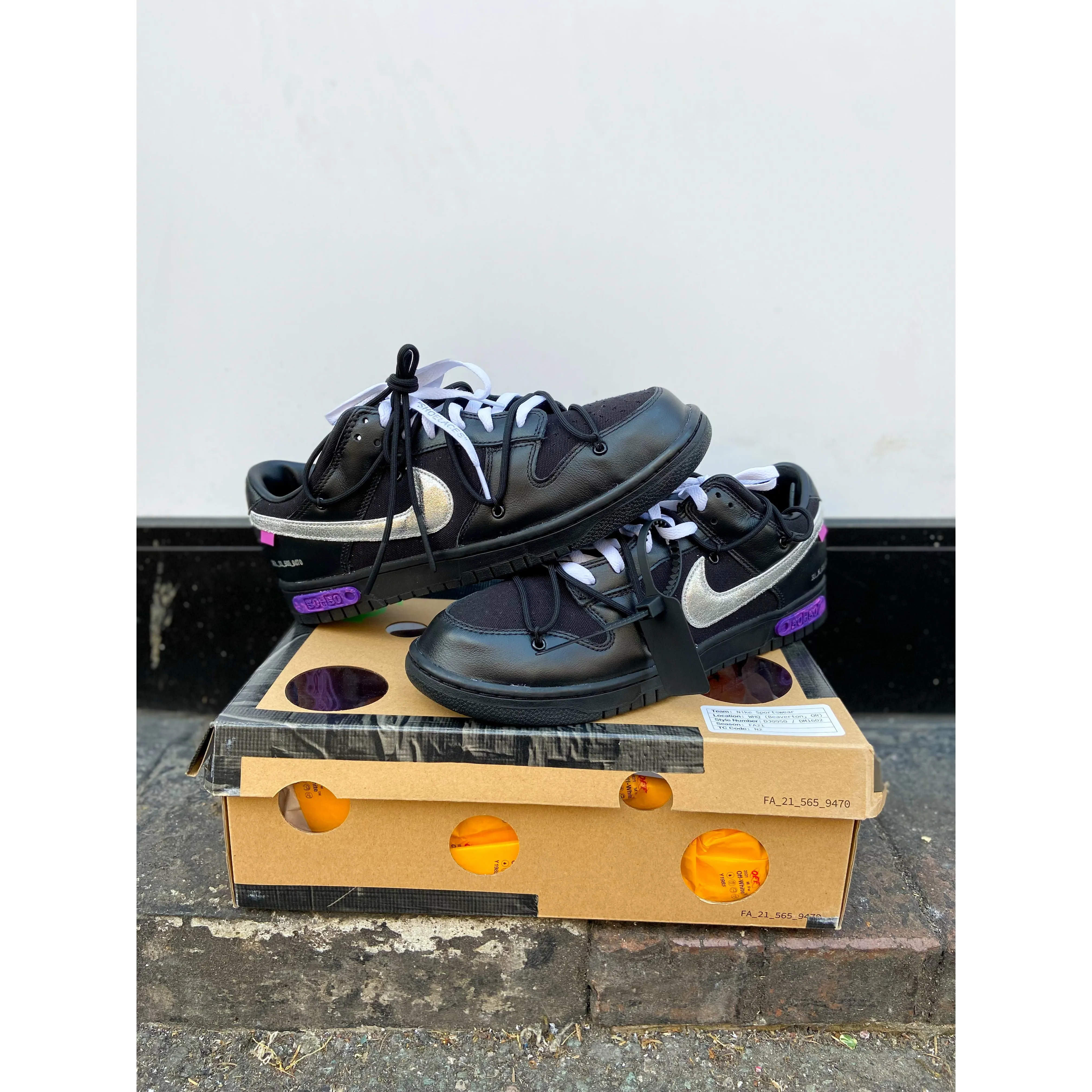 Nike Dunk Low Off-White Lot 50