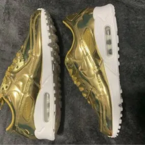 Nike wmns air max 90 metallic gold