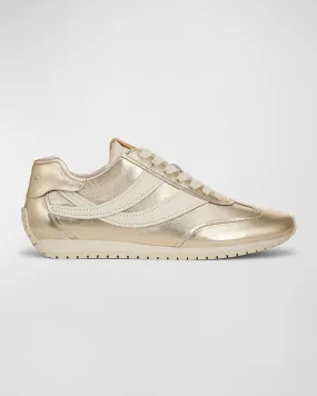 Oasis Metallic Leather Retro Sneakers