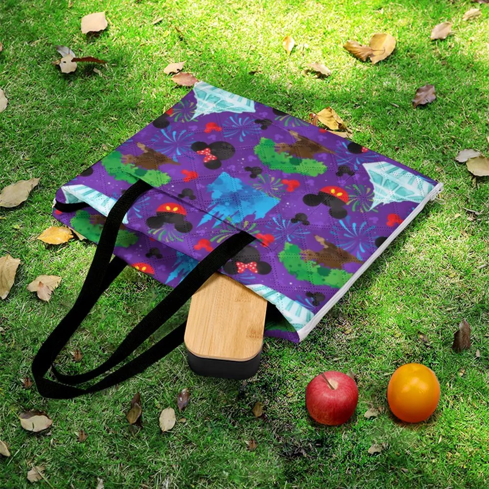 Park Hopper Fireworks Zipper Picnic Mat