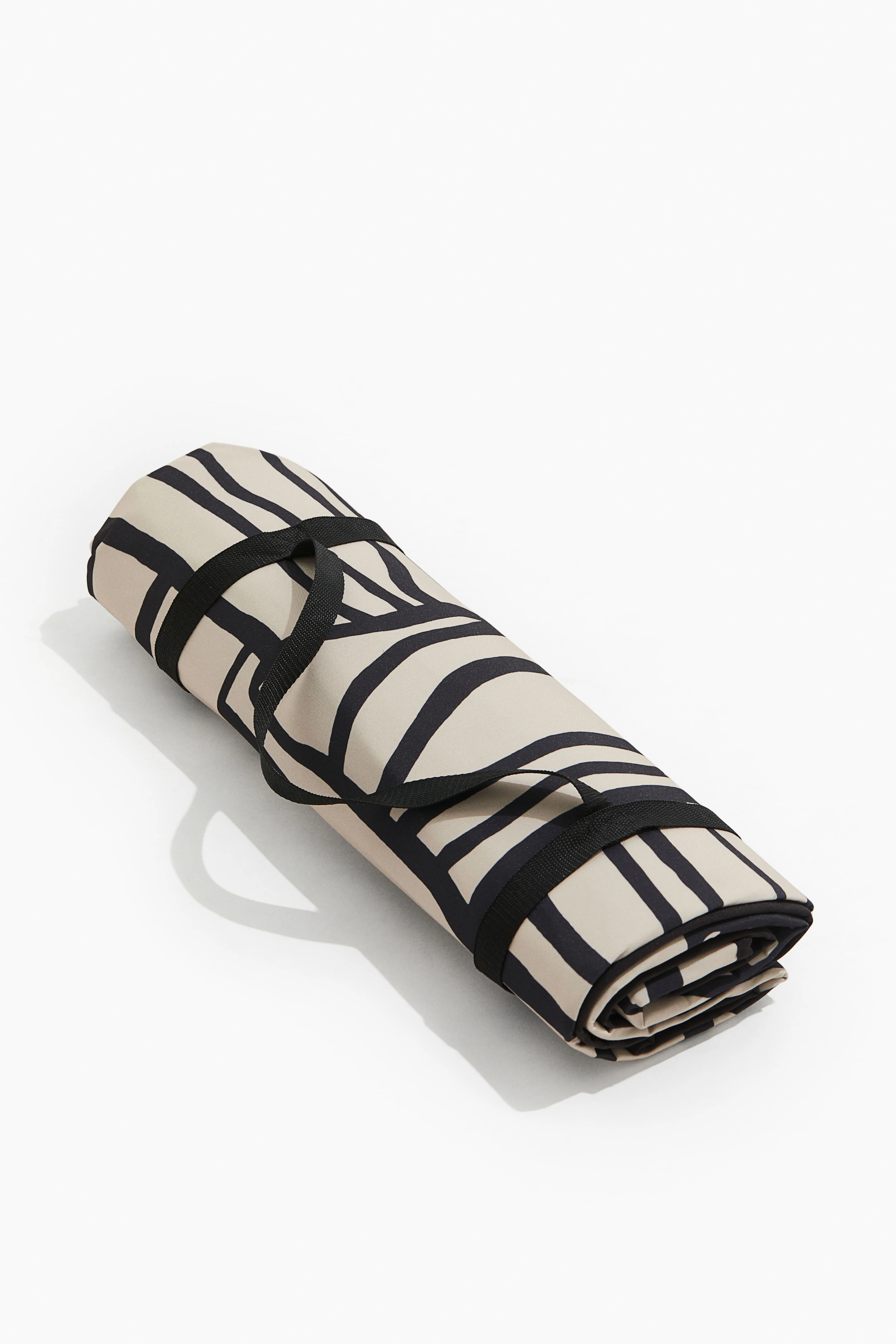 Patterned picnic blanket - Light beige/Black - Home All | H&M GB