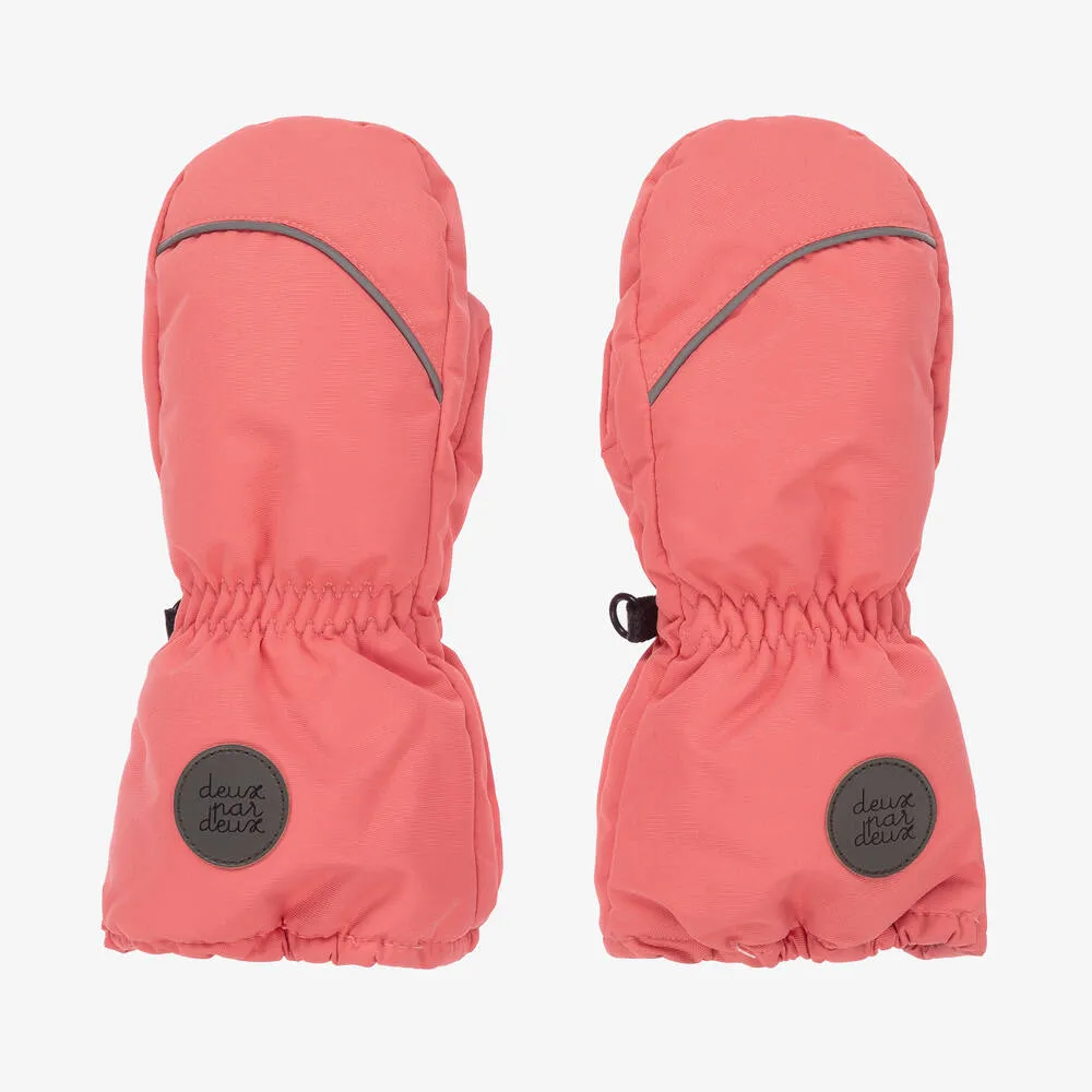 Pink Ski Mittens