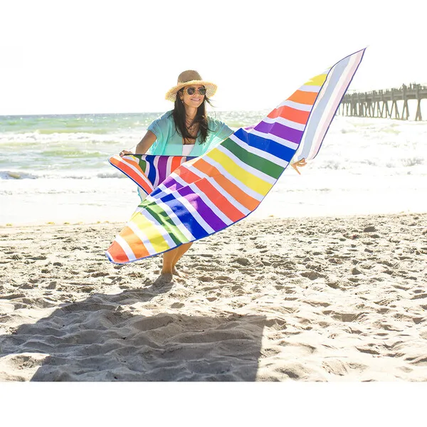 PoolCandy YardCandy Picnic Blanket Rainbow, Multi