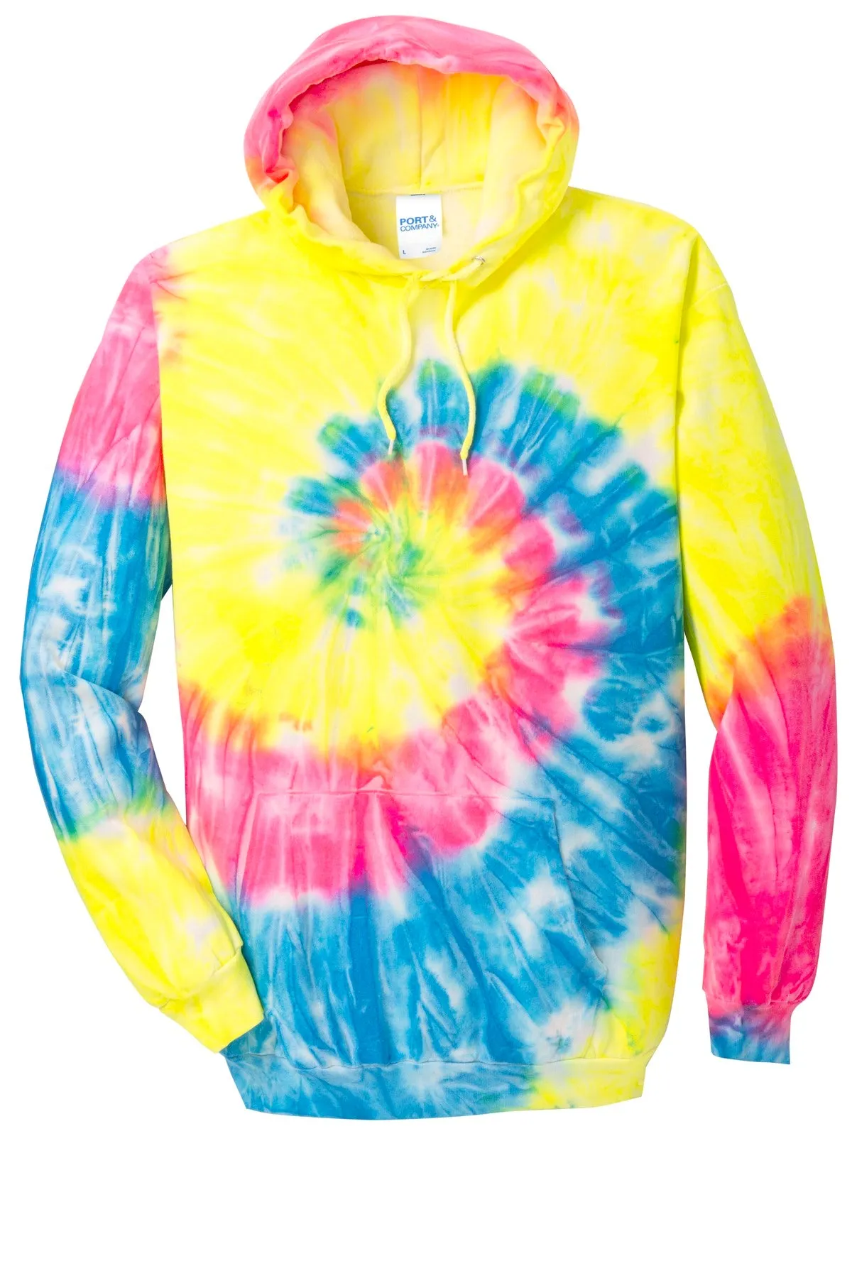 Port & Company - Men's Tie-Dye Pullover Hooded Sweatshirt