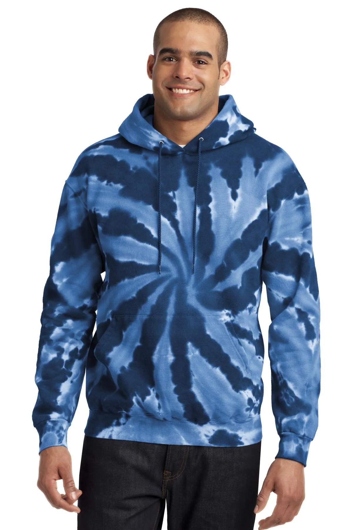 Port & Company - Men's Tie-Dye Pullover Hooded Sweatshirt