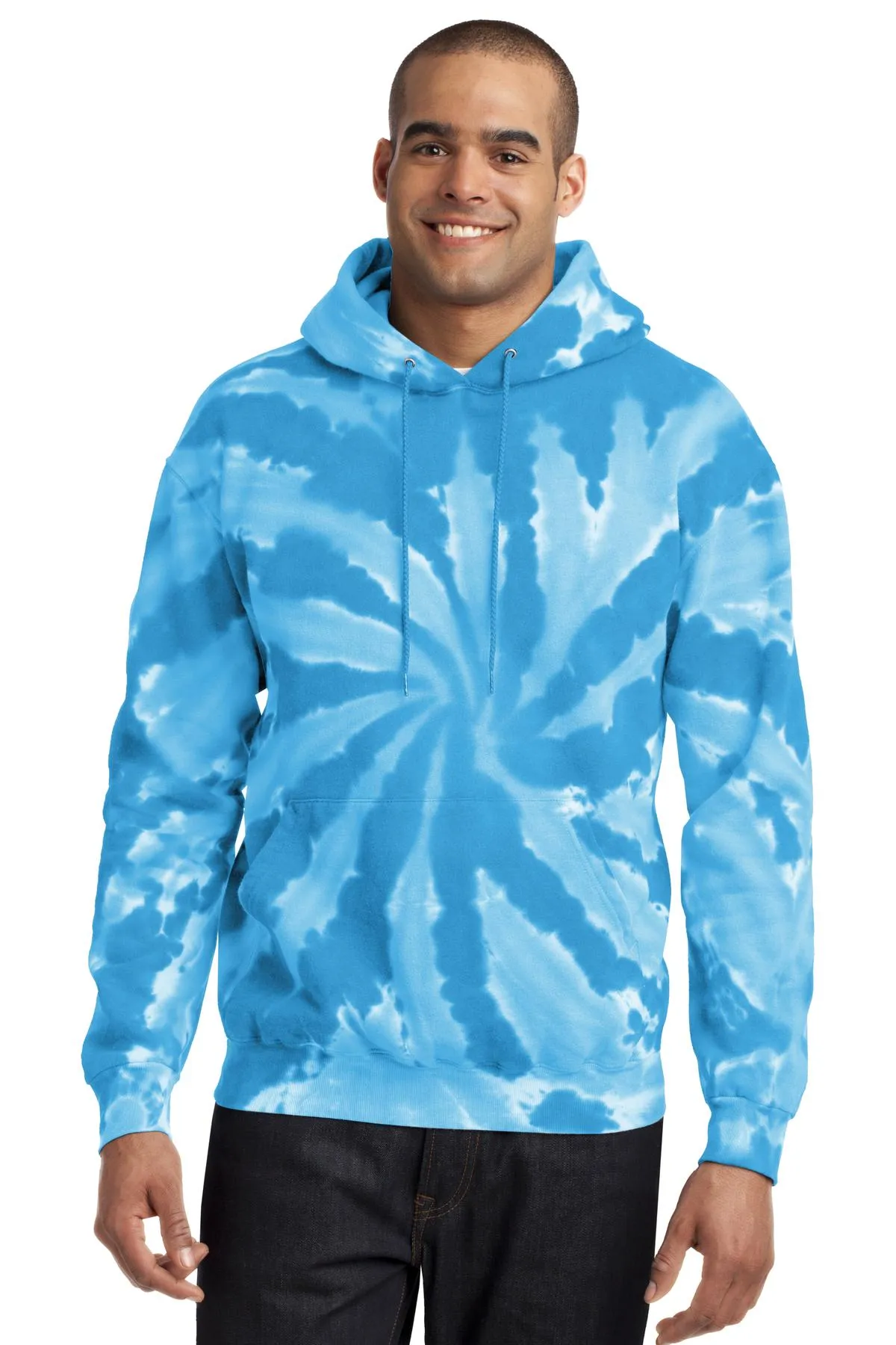 Port & Company - Men's Tie-Dye Pullover Hooded Sweatshirt