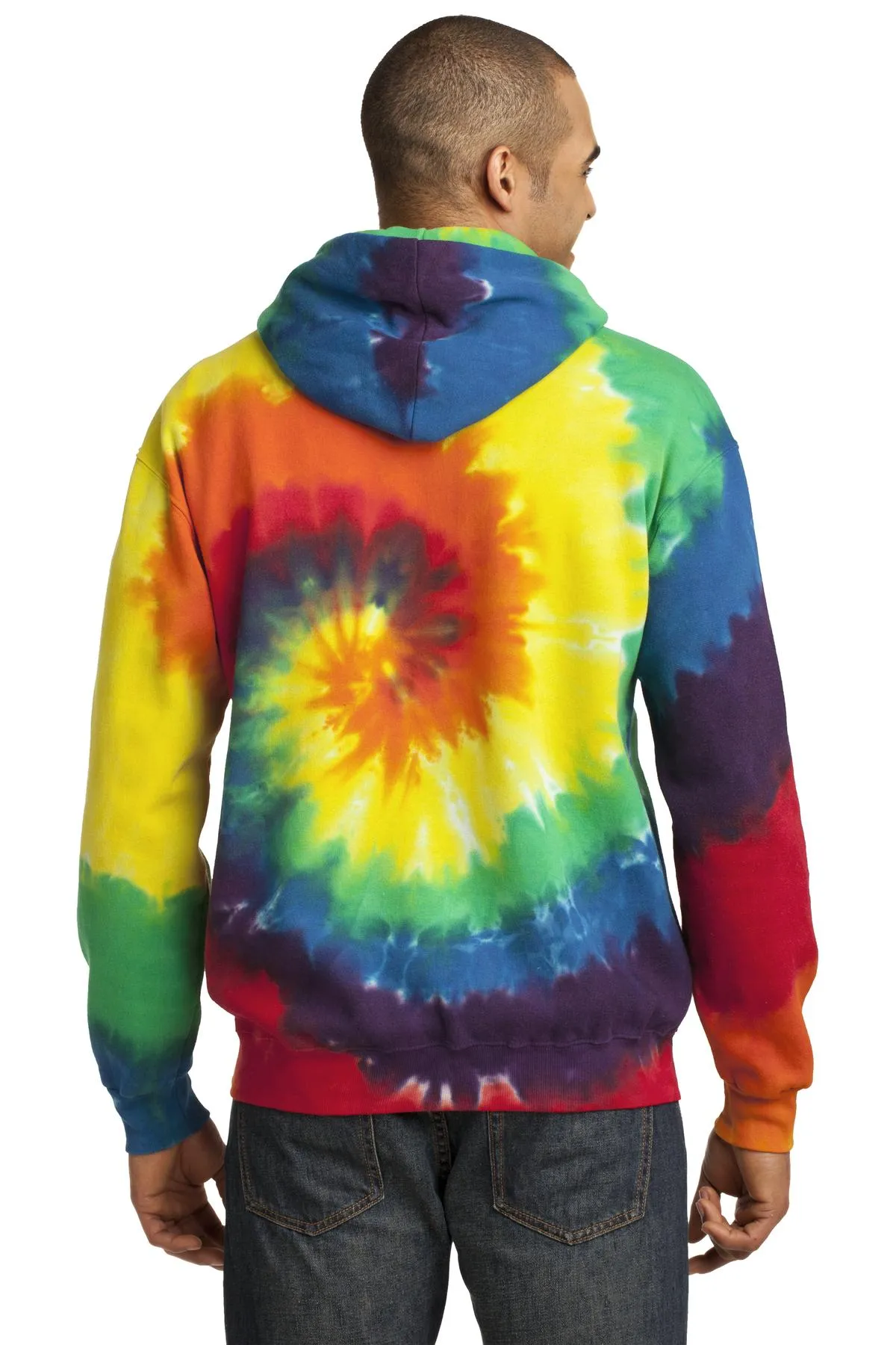 Port & Company - Men's Tie-Dye Pullover Hooded Sweatshirt