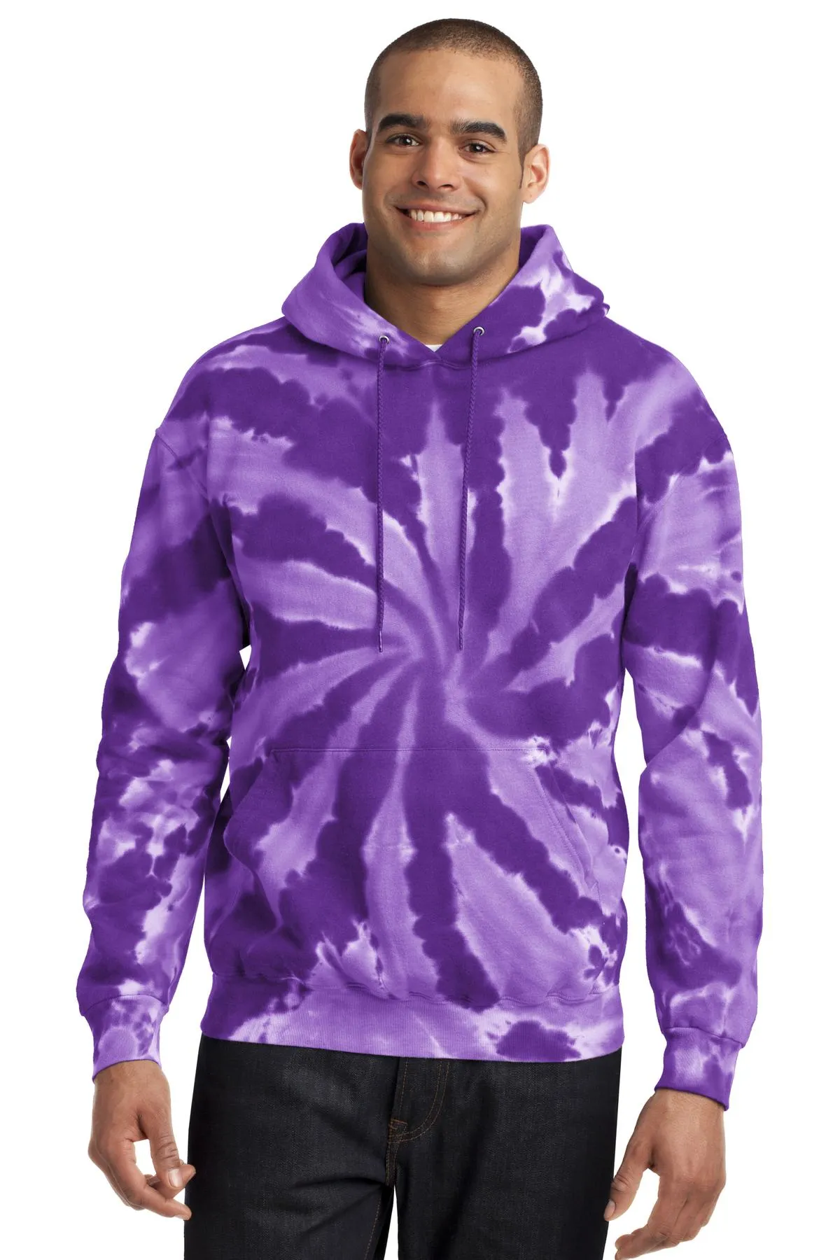 Port & Company - Men's Tie-Dye Pullover Hooded Sweatshirt