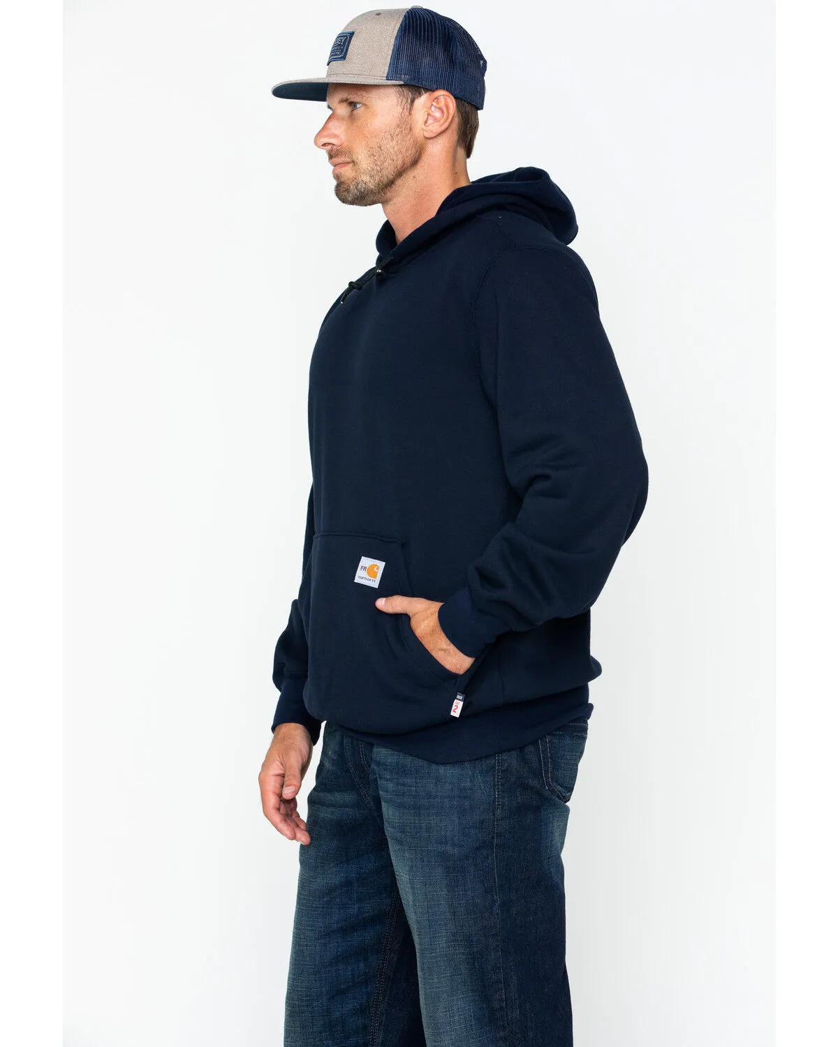 Product Name:  Carhartt Men's FR Hooded Pullover Solid Work Sweatshirt - Big & Tall