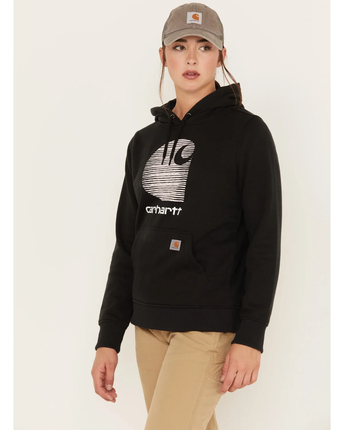 Product Name:  Carhartt Women's Rain Defender Relaxed Fit Midweight Logo Graphic Hoodie