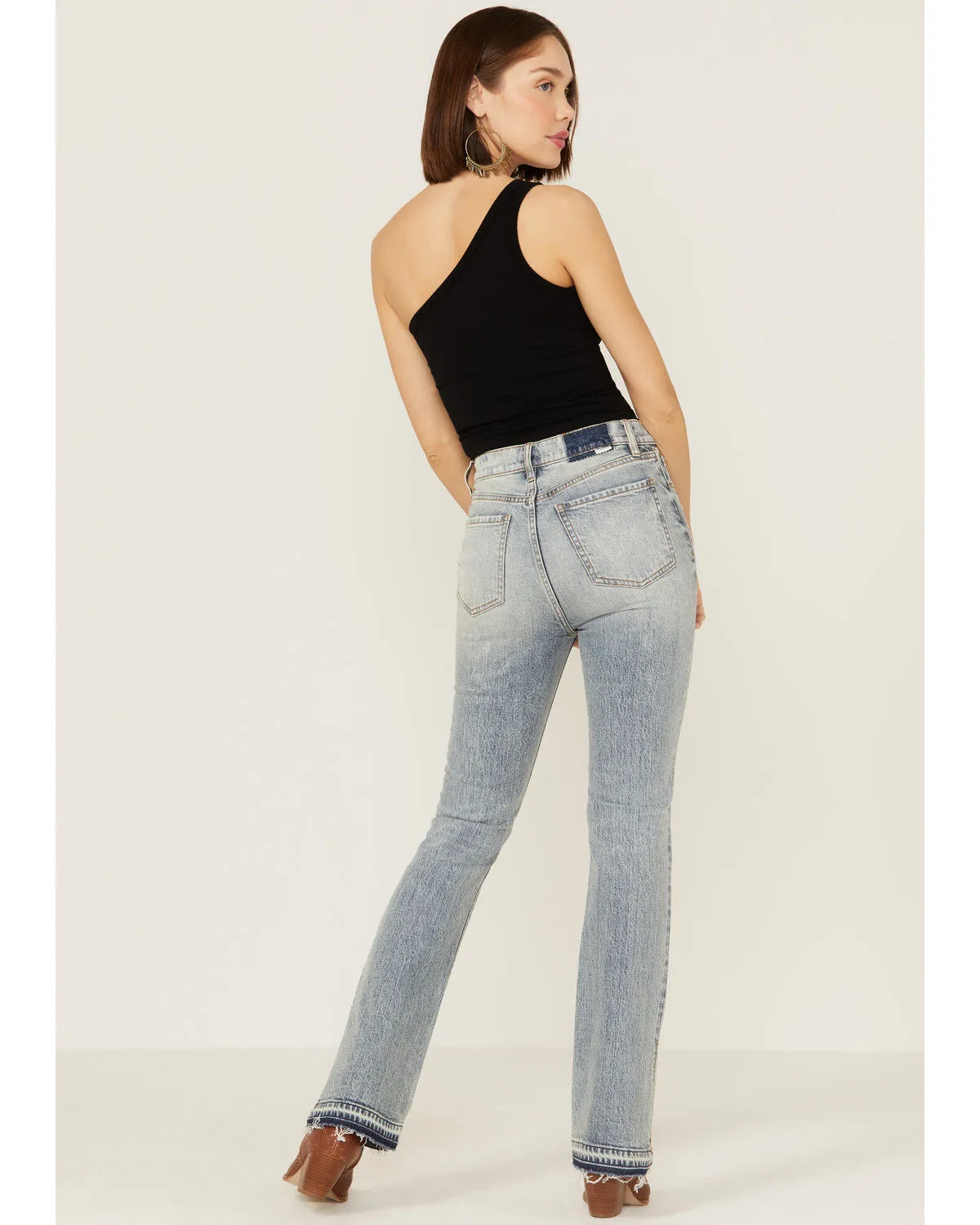 Product Name:  Daze Women's Acid Wash Go-Getter Flare Jeans