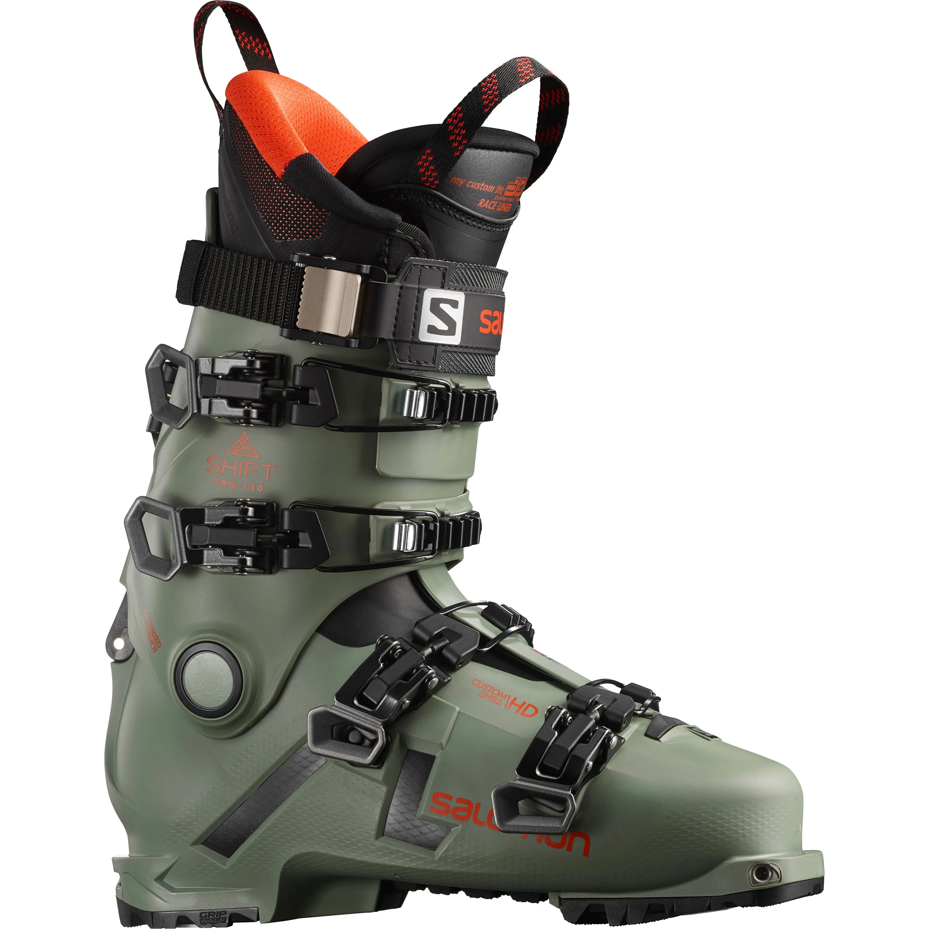 Salomon Men's Shift Pro 130 AT Oil Green/Black/Orange | Buy Salomon Men's Shift Pro 130 AT Oil Green/Black/Orange here