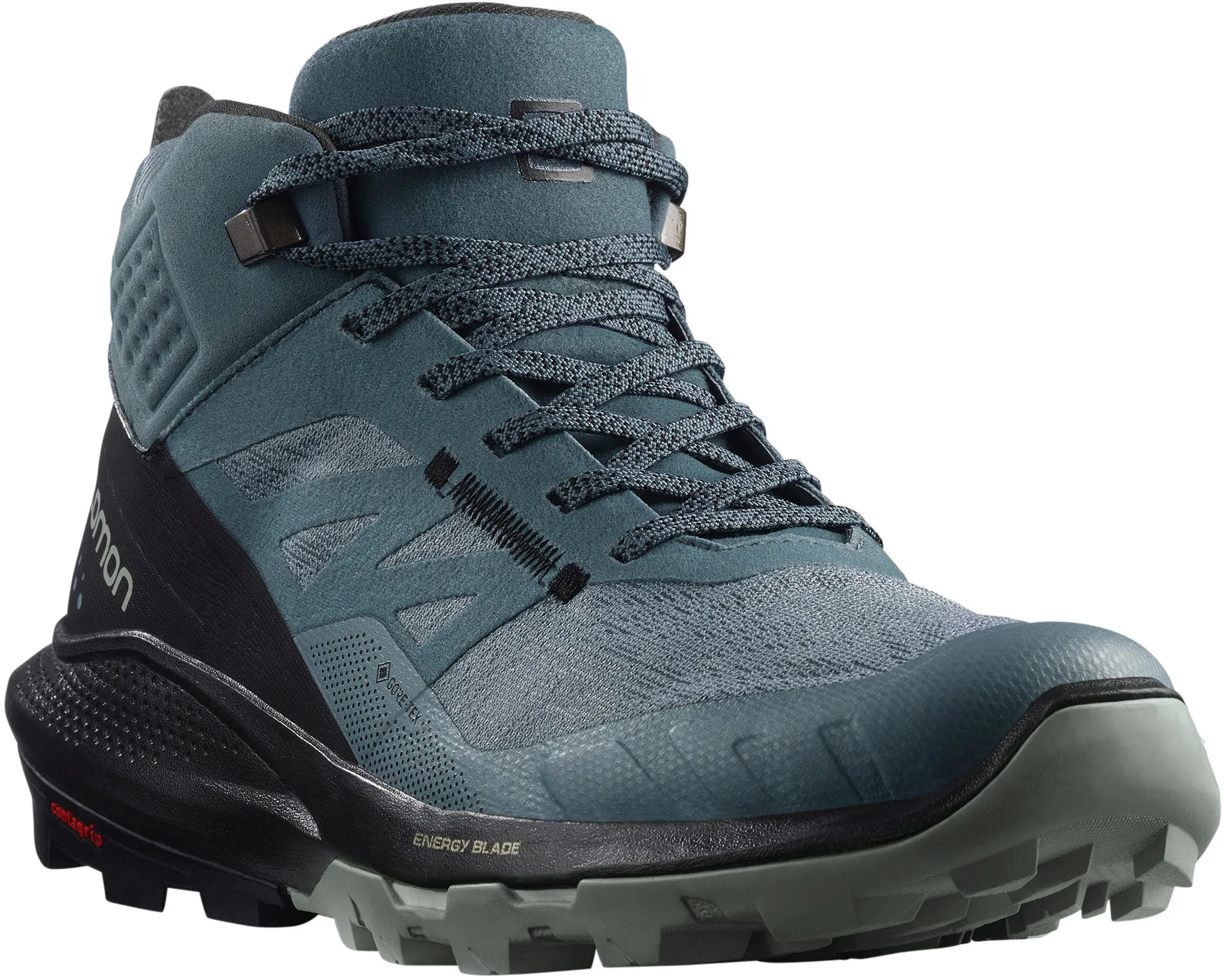 Salomon Women's Outpulse Mid GORE-TEX (2022) Stormy Weather/Black/Wrought Iron | Buy Salomon Women's Outpulse Mid GORE