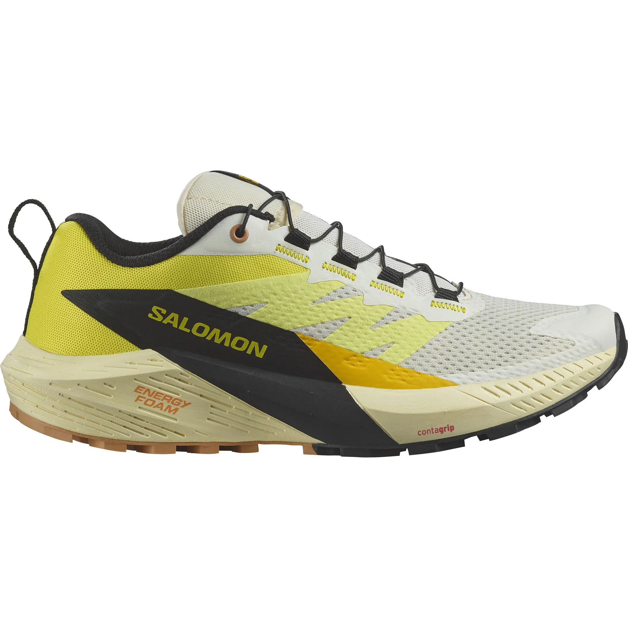 Salomon Women's Sense Ride 5 Vanilla Ice/Sulphur Spring/Black | Buy Salomon Women's Sense Ride 5 Vanilla Ice/Sulphur S