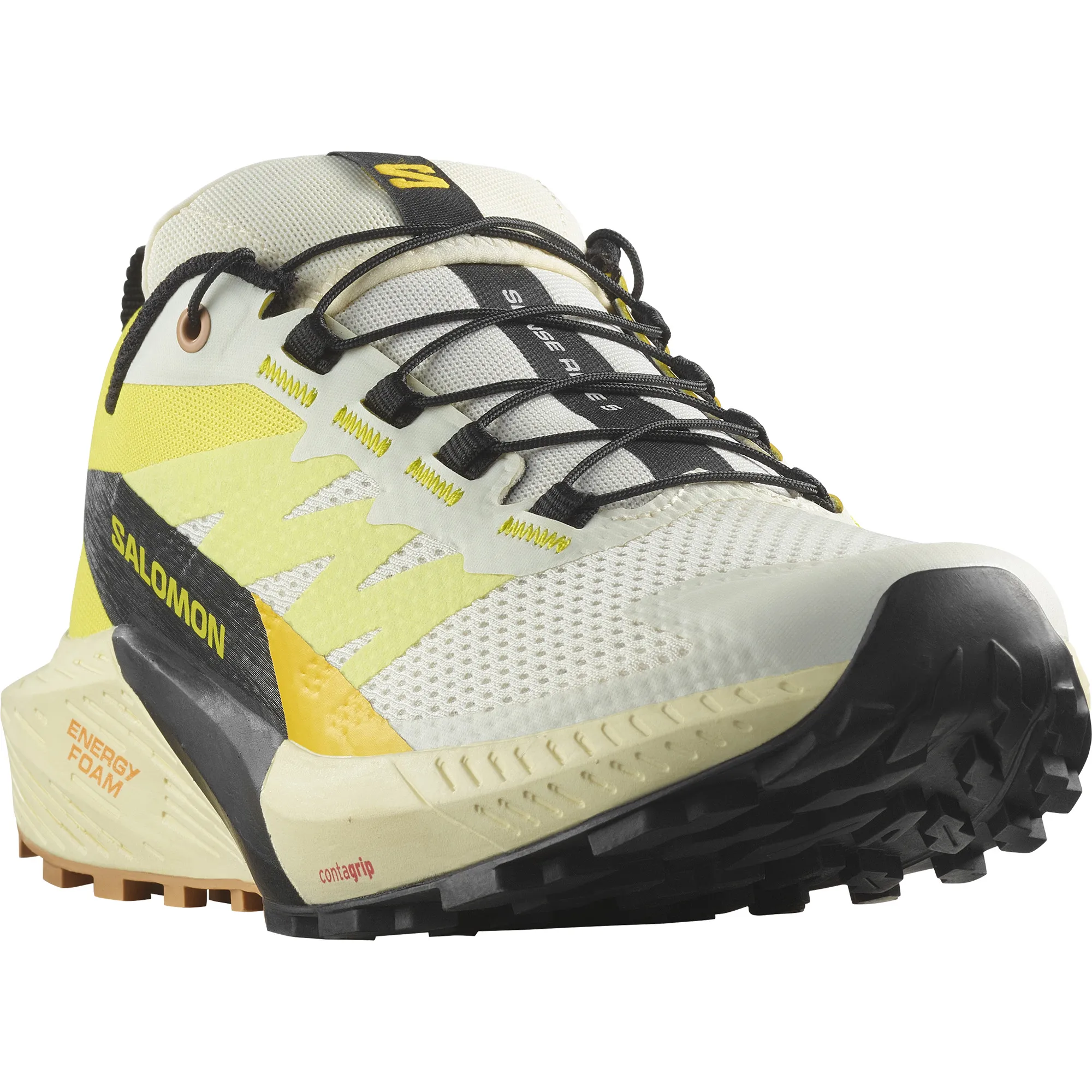 Salomon Women's Sense Ride 5 Vanilla Ice/Sulphur Spring/Black | Buy Salomon Women's Sense Ride 5 Vanilla Ice/Sulphur S