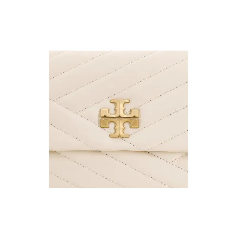     Tory Burch   Kira Convertible Shoulder Bag Herringbone Quilted Leather And Chain Strap Shoulder Bag