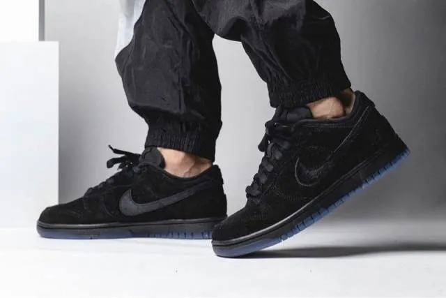 Undefeated x nike dunk low 5 on it black