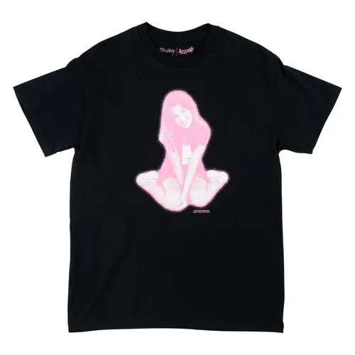 Welcome Skateboards x Britney Flower T-Shirt Black