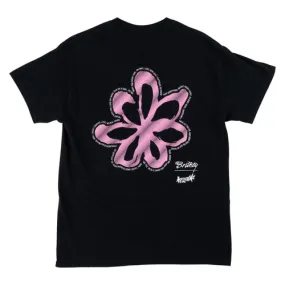 Welcome Skateboards x Britney Flower T-Shirt Black