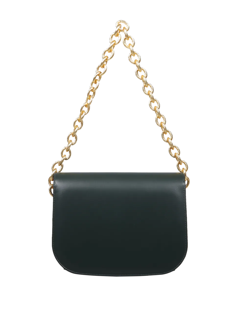 WOMAN AMATO DANIELE DARK GREEN CALF LEATHER QUEEN CACCIATORA BAG