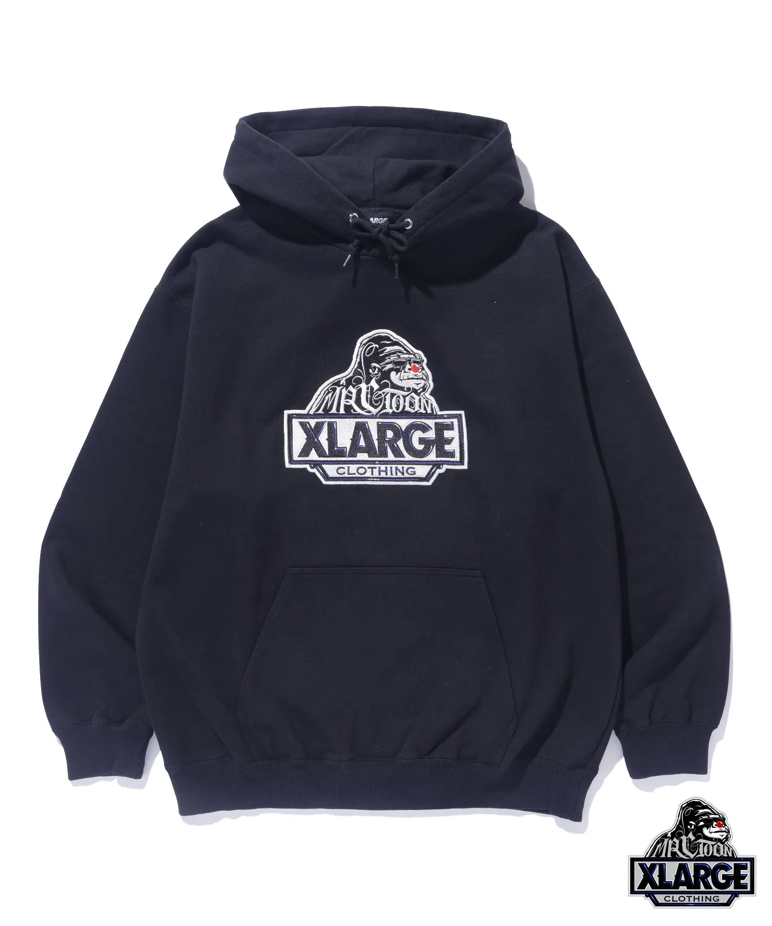 XLARGE x MR.CARTOON PULLOVER HOODED SWEAT SHIRT